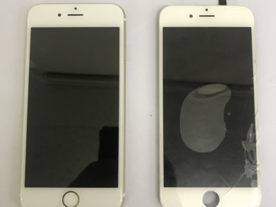 北九州市からiPhone6sのガラス割れ
