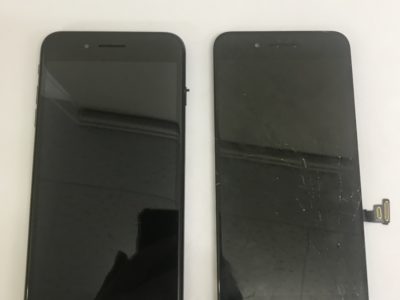 築上郡上毛町よりiPhone7Plusの画面割れ修理