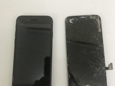 北九州市からiPhone7の液晶不具合修理