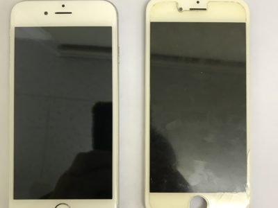 北九州市八幡西区よりiPhone6のガラス割れ+WiFiアンテナ修理