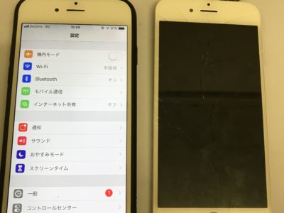 北九州市よりiPhone6のガラス割れ修理