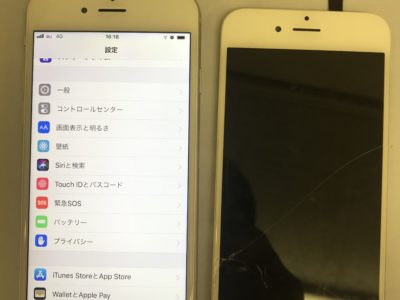 北九州市よりiPhone6のガラス割れ修理