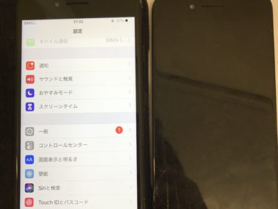 北九州市よりiPhone7の液晶不具合