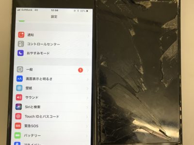 北九州市小倉北区よりiPhone6の液晶不具合