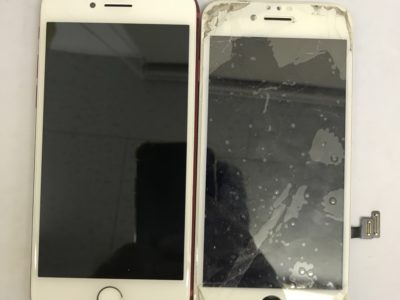 北九州市小倉北区よりiPhone7の液晶不具合