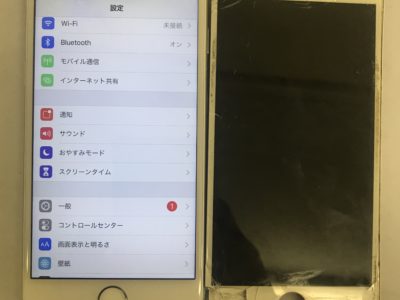 北九州市小倉北区よりiPhone6のガラス割れ修理