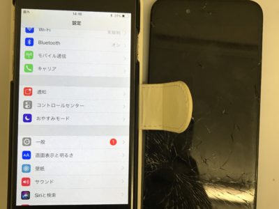 北九州市よりiPhone6のガラス割れ修理