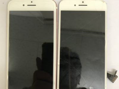 北九州市よりiPhone7のガラス割れ修理
