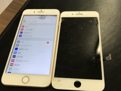 北九州市門司区よりiPhone8の液晶不具合