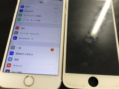 北九州市よりiPhone6Sの液晶不具合