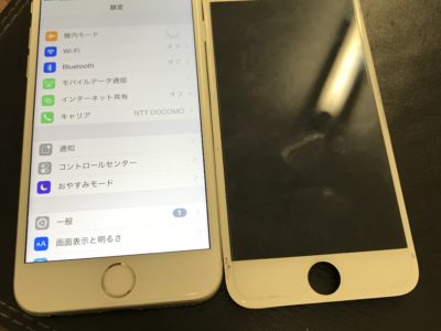 北九州市よりiPhone6の液晶不具合修理