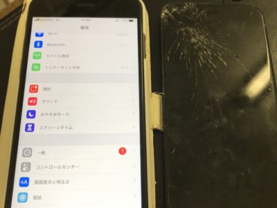 北九州市よりiPhone6Sのガラス割れ（HQパネル）