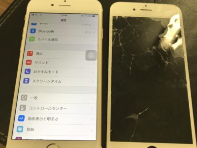 北九州市よりiPhone6のガラス割れ