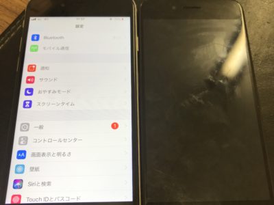 北九州市小倉南区よりiPhone6の液晶不具合