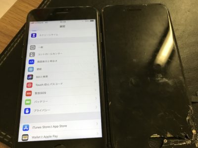 山口県下関市よりiPhone7の液晶不具合