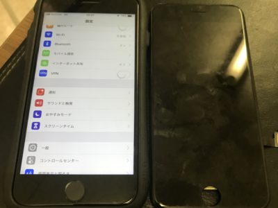 北九州市八幡西区よりiPhone7の液晶不具合