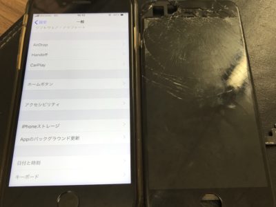 北九州市小倉南区よりiPhone7の液晶不具合