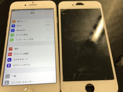 北九州市よりiPhone8の液晶不具合