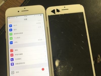 北九州市よりiPhone7の液晶不具合（HQパネル）