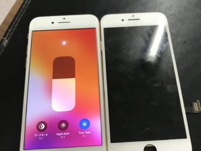 北九州市よりiPhone8のガラス割れ修理（HQパネル）