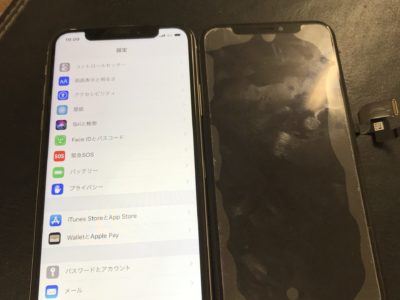 北九州市門司区よりiPhoneXの水没修理（パネル交換）