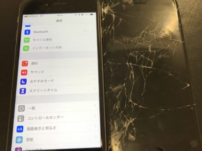 北九州市よりiPhone6のガラス割れ修理