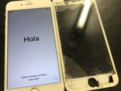 北九州市よりiPhone6Sのガラス割れ修理