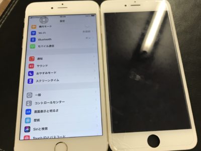 北九州市門司区よりiPhone6Plusのガラス割れ修理