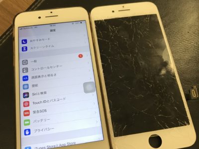 北九州市よりiPhone7の液晶不具合