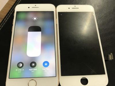 北九州市よりiPhone8のガラス割れ修理（HQパネル）