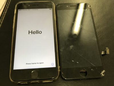 遠賀町よりiPhone7の液晶不具合