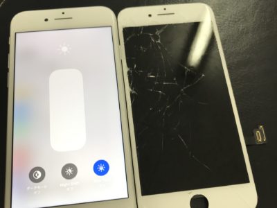 北九州市よりiPhone8のガラス割れ修理（HQパネル）