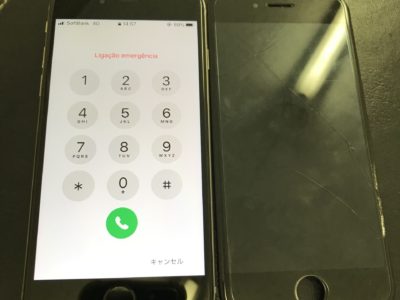 北九州市小倉北区よりiPhone6Sの液晶不具合