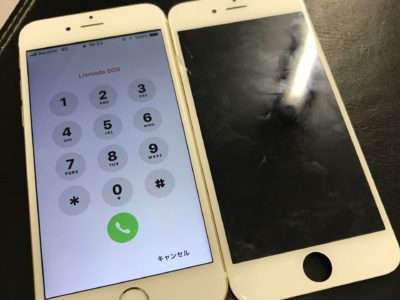 北九州市よりiPhone6Sの液晶不具合