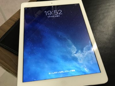 北九州市小倉北区よりiPadAirのライトニングコネクタ交換