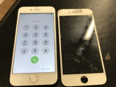 北九州市よりiPhone7の液晶不具合