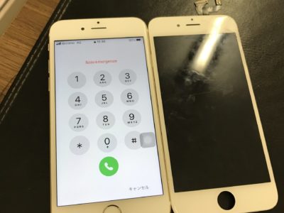 北九州市よりiPhone6Sの液晶不具合