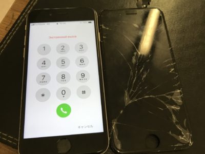 北九州市よりiPhone6のガラス割れ修理