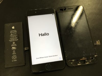 北九州市よりiPhone7の液晶不具合+バッテリー交換