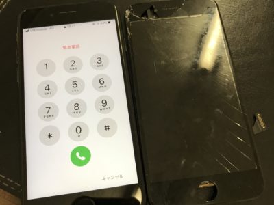 北九州市よりiPhone7の液晶不具合