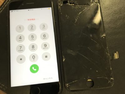 北九州市よりiPhone7の液晶不具合
