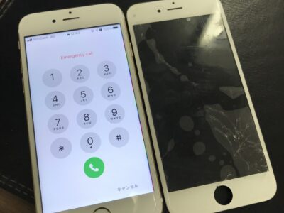 北九州市よりiPhone6Sのガラス割れ修理（HQパネル）