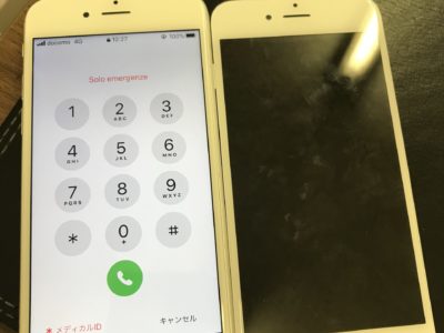 北九州市よりiPhone6Sの液晶不具合