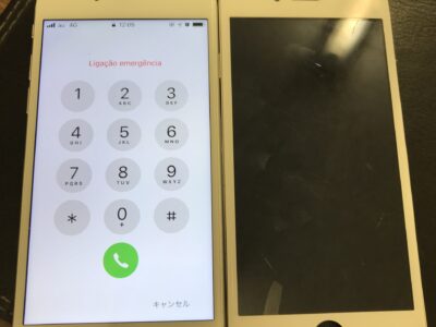 北九州市よりiPhone6Sのガラス割れ修理