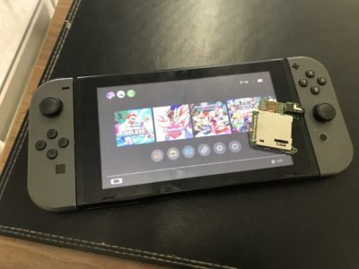 北九州市より任天堂Switchのゲームカードスロット交換