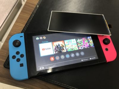 北九州市より任天堂Switchの液晶不具合