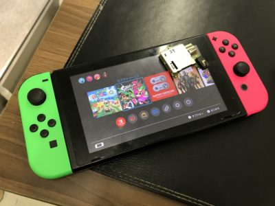 北九州市より任天堂Switchのゲームカードスロット交換