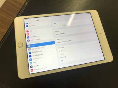 北九州市よりiPadmini4のバッテリー交換