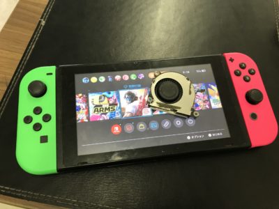 北九州市より任天堂Switchの冷却ファン交換