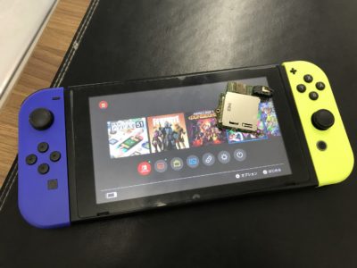 北九州市より任天堂Switchのゲームカードスロット交換